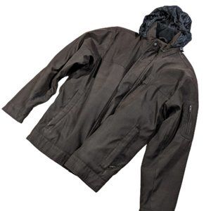 Michael Kors men's hooded‎ lined coat, soft shell